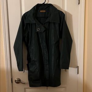 Skunkfunk Teal Coat with Button Accents